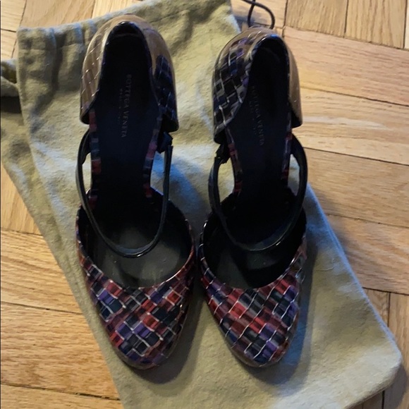 Bottega Veneta Red/Purple Patent Heel sz 40 - Picture 3 of 8